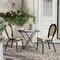 Flash Furniture Cannes Thonet French Bistro Stacking Chair, Natural PE Cane Rattan and Black Aluminum Frame, 2PK 2-SDA-AD642110-1-NAT-BK-GG - alternate 3